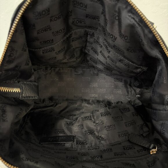 Michael Kors Leather Handbag BLACK - Picture 3 of 16